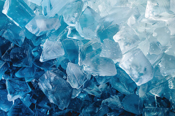 Obraz premium Generative ai on theme of beautiful texture transparent ice for design natural abstract background