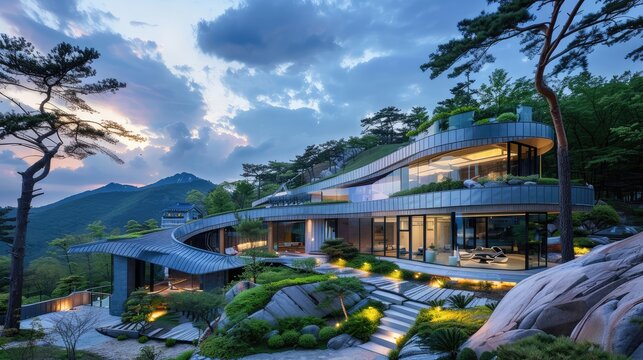 A BEAUTIFUL MENSION IN SOUTH KOREA