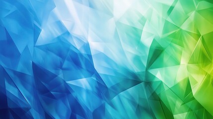 Obraz premium Abstract Green and Blue Geometric Background 