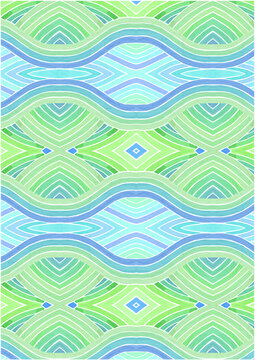 seamless pattern with waves