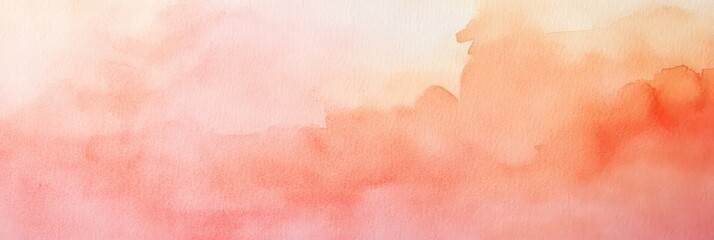 Obraz premium Abstract Watercolor Painting with Warm Hues