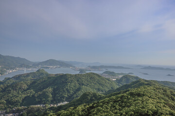 May 13 2024 the mont Inasayama observatory in Kyushu in Japan