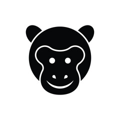 Gorilla vetor icon