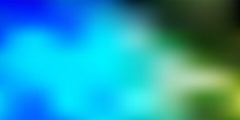 Dark blue vector abstract blur backdrop.