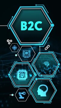 B2C Business to customer marketing strategy.