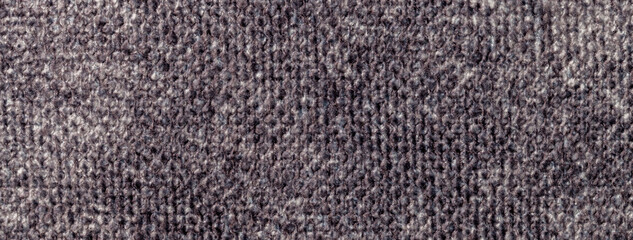 Texture dark brown and gray background from textile material. Abstract backdrop from umber fabric