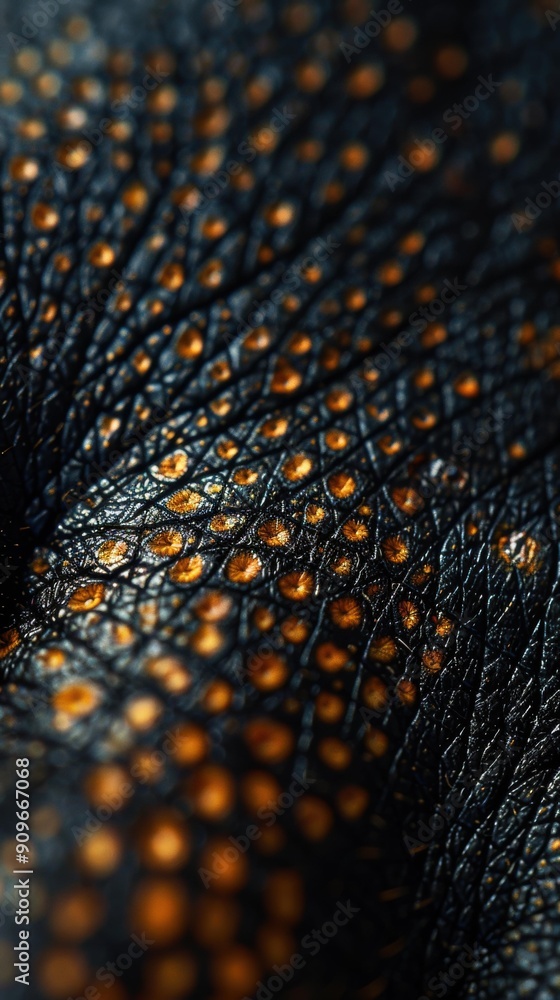 Poster close-up view of a textured surface with a repeating pattern. ai.