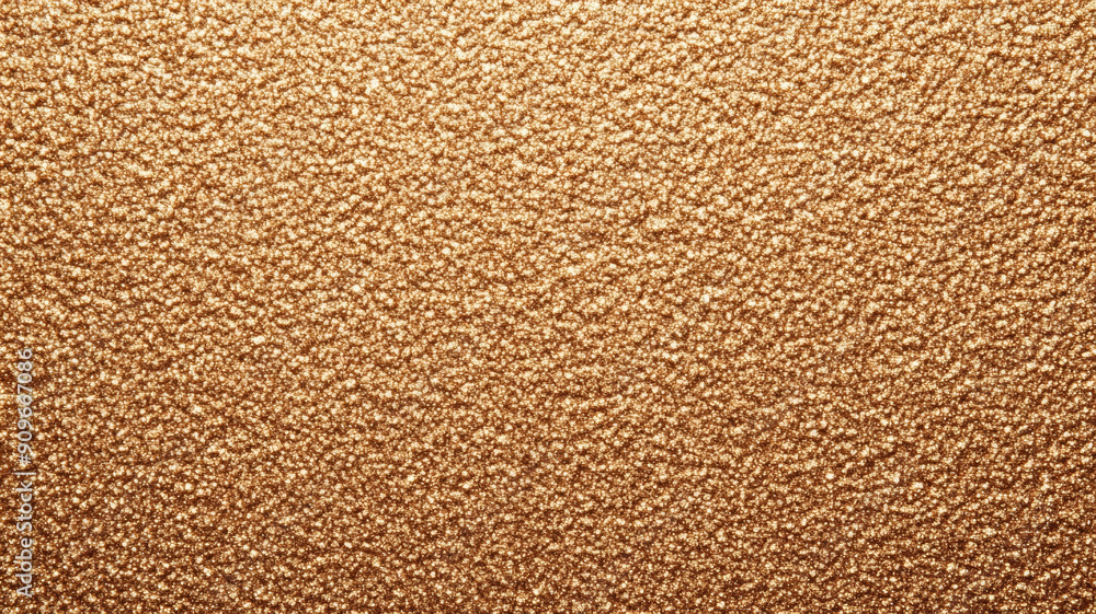 Poster closeup of a bronzer texture background in a trendy golden tan shade, showcasing fine, even particle
