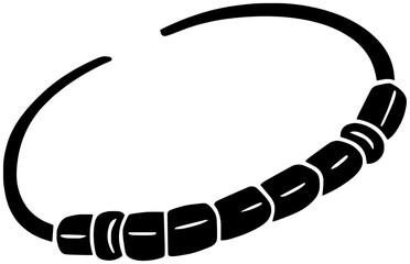 hand illustration jewelry silhouette fashion logo bracelet icon woman outline female beautiful girl accessory ring elegant beauty elegance wrist shape finger jewellery golden for vector graphic