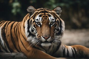 background portrait black bengal thailand tiger action angry animal beautiful beauty big carnivore cat danger endangered eye face felino forest fur hair head hunter jungle mammal nature orange scene