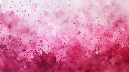 Obraz premium Vibrant and dynamic watercolor splash background with a gradient of pink hues, showcasing a smooth and artistic transition from light to dark shades.