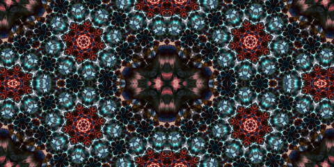 Seamless abstract pattern banner. Abstract texture art