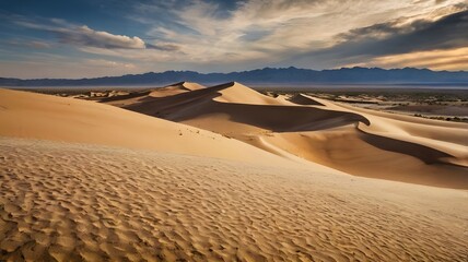 sand dunes in the desert