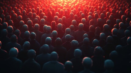 Obraz premium Trapped in a Sea of Debt: Surreal 8K Ultra-HD Financial Crisis Visualization