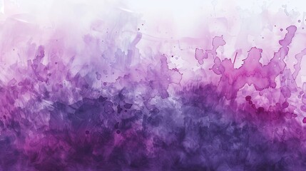 Fototapeta premium Vibrant Watercolor Splash Background with Gradient of Violet, Perfect for Artistic Designs and Creative Projects. Abstract Artistic Texture with Fluid Colors for Graphic Design and Backgrounds.