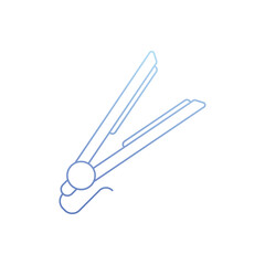 Hair Iron vetor icon