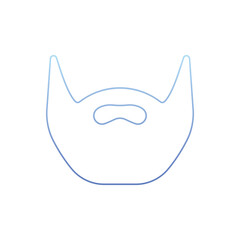 Beard vetor icon