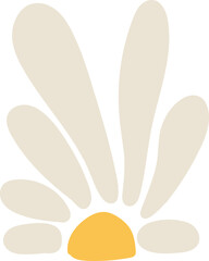 Modern art flower illustration