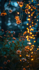 Bell-Shaped Clear Garland Lights