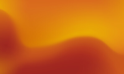 Soft Golden Orange and red abstract gradient wallpaper background template for Autumn and Fall Season. Autumnal background. Thanksgiving backdrop template. Soft seasonal color. Vector.