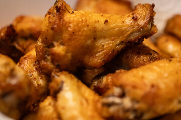 Close up of chicken wings