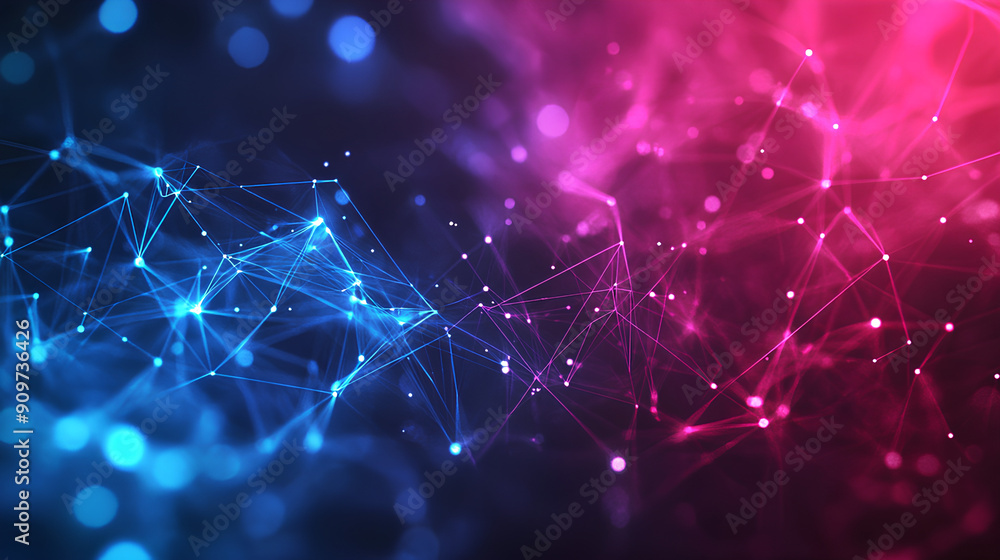 Poster digital background perfect for tech processes, neural networks, artificial intelligence, data transf