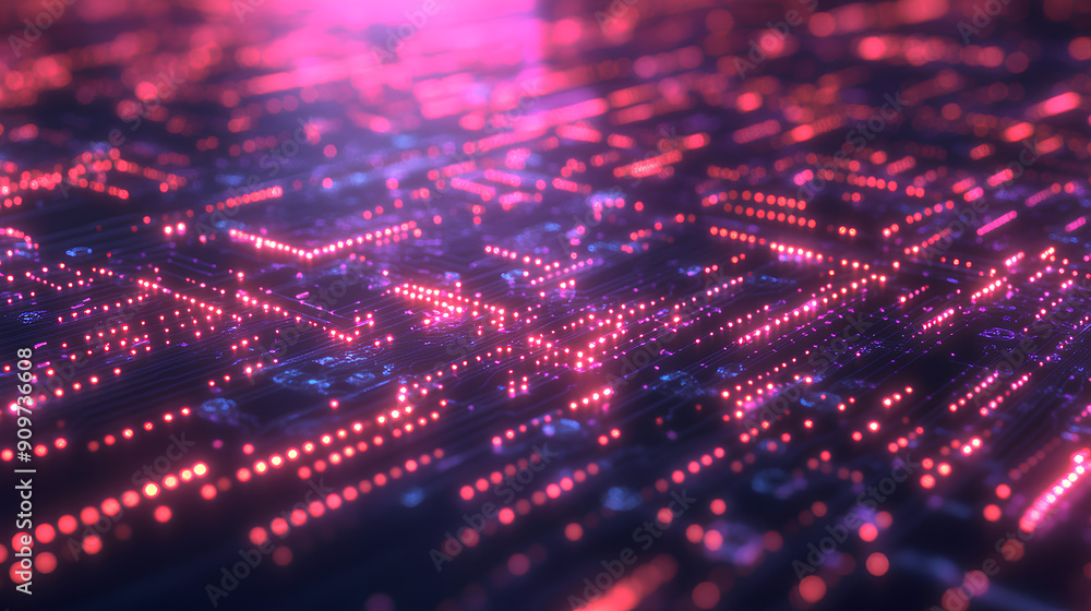 Poster digital background perfect for tech processes, neural networks, artificial intelligence, data transf