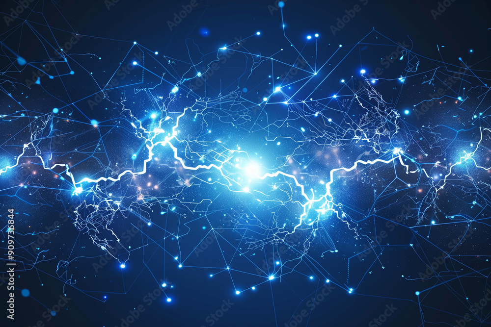 Poster abstract network and lightning
