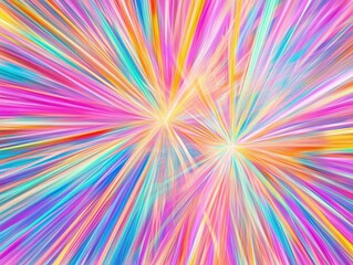 Obraz premium Vibrant abstract explosion of colors radiating energy and light, perfect for backgrounds, designs, and creative projects.