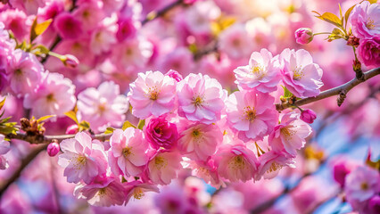 Fototapeta premium pink flowers in spring