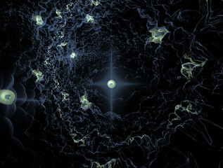 Imaginatory fractal abstract background Image