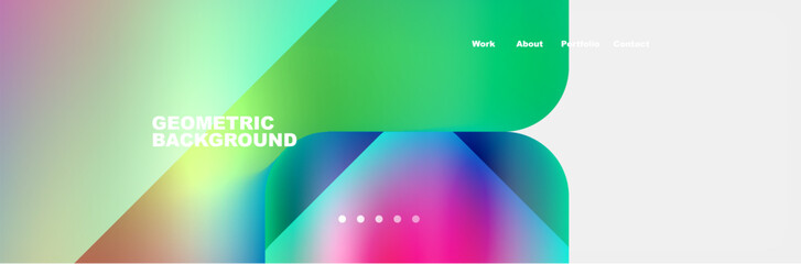 Square internet web page design template. Vector Illustration For Wallpaper, Banner, Background, Card, Book Illustration, landing page