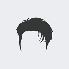 Men hair Icon. vector eps8.