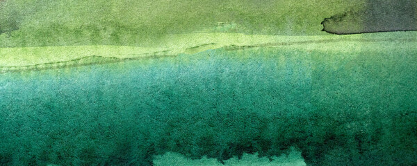 green abstract watercolor macro texture