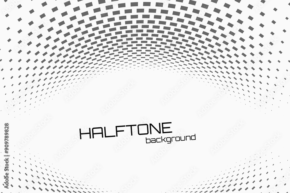 Poster grunge halftone dot pattern vector background in black and white colors. modern background for busin