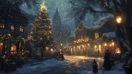 Enchanted Christmas: A Digital Fantasy Wonderland