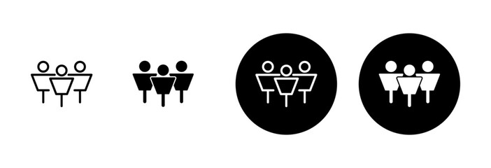 Fototapeta premium people icon vector isolated on white background. person icon. User vector icon