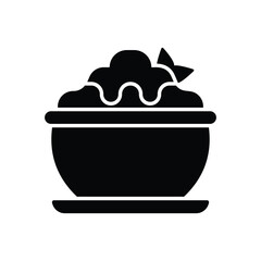 Mashed Potatoes vector icon