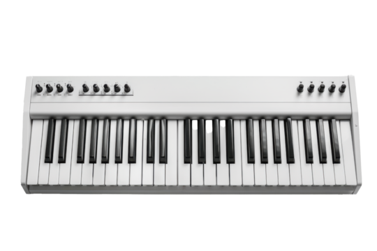 piano  isolated on white