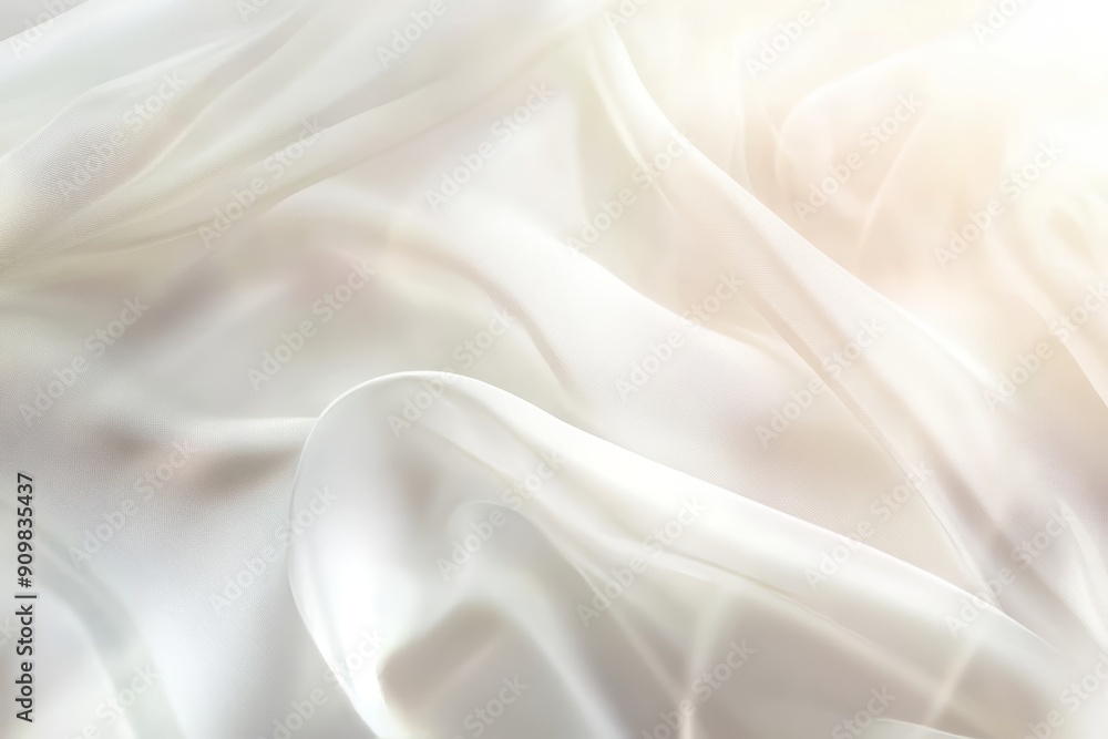 Aufkleber an abstract background of soft fabric texture in white and blurred