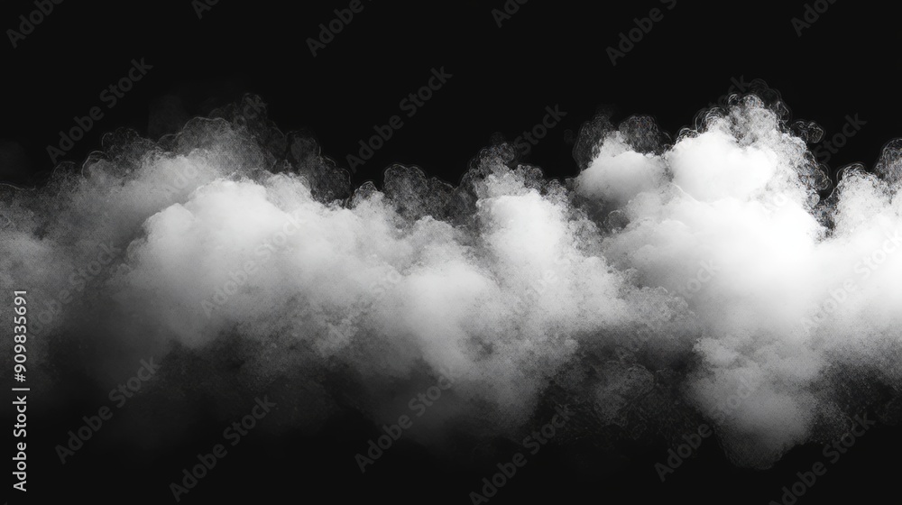 Poster the realistic dry smoke clouds fog overlay can be easily composited into your shots. just drop it in