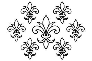 Damask line art stylish designs enhancing contemporary interior spaces