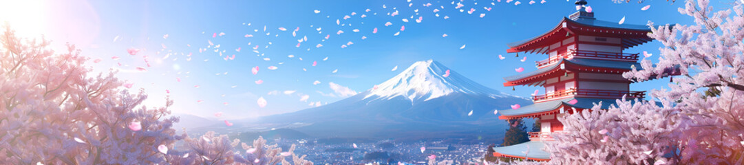 Fuji volcano on winter day snow, , winter scenery, snow-covered mountain, volcanic peak, winter wonderland