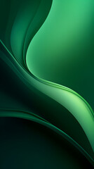 Obraz premium Digital technology green geometric curve abstract poster background