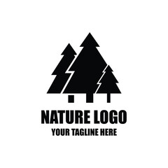 Modern nature logo design