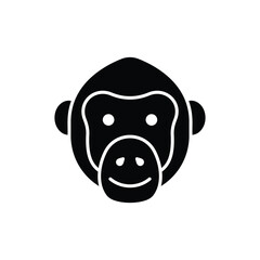 Chimpanzee vetor icon