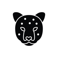 Leopard vetor icon