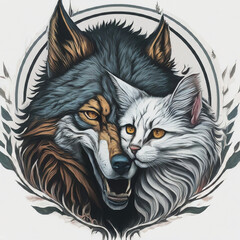 A collection of cartoon characters including dragons and animals