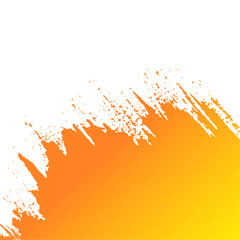 Abstract Water Color Background  Orange Color Gradient