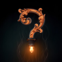 Question Mark Door Sign Mystery Riddle